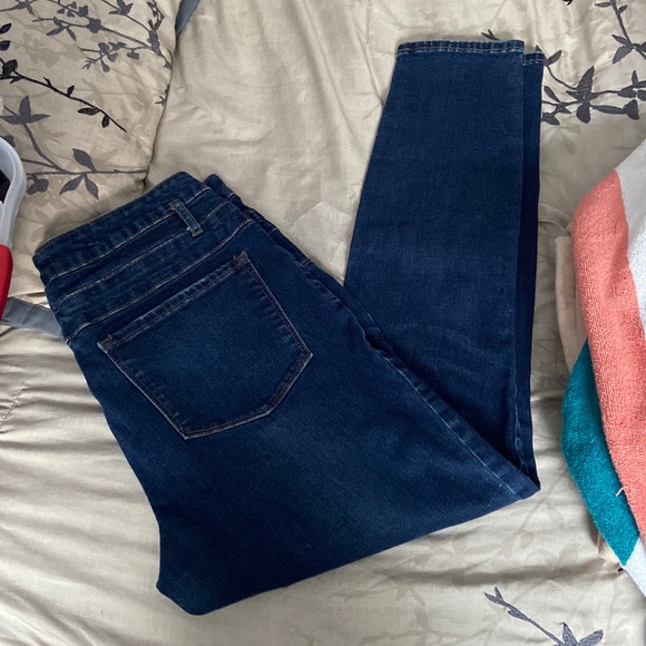 High waist blue demin jean (3 bottom) stretchy - Picture 1 of 4